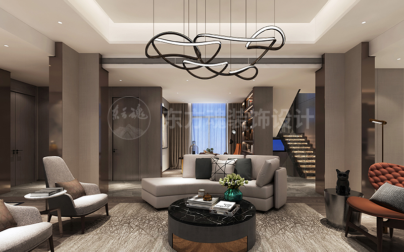大美設計案例,新中式設計,新中式風格,輕奢新中式,新中式裝修風格,新中式別墅裝修效果圖,現代簡約風格, (1).jpg