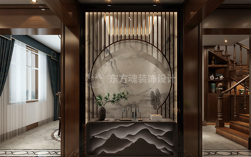 大美設計案例,新中式設計,新中式風格,輕奢新中式,新中式裝修風格,新中式別墅裝修效果圖,現代簡約風格, (2).jpg