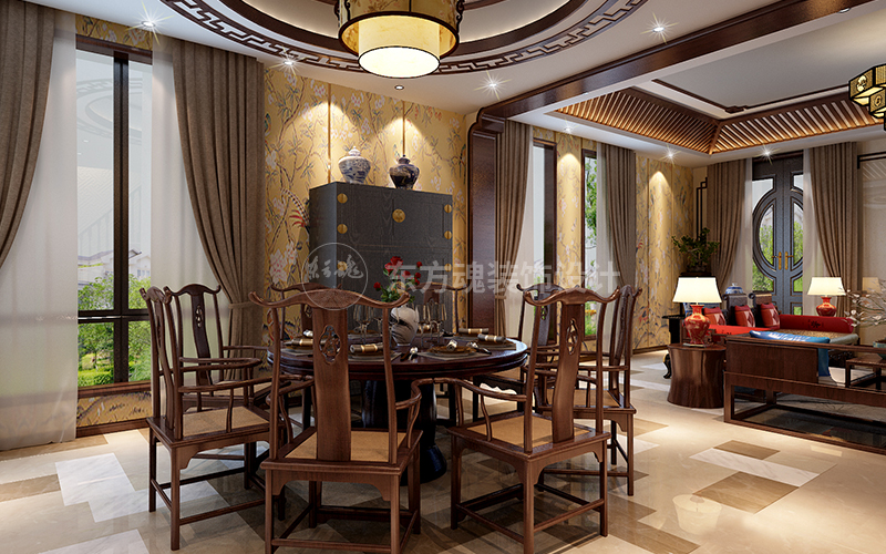 大美設計案例,新中式設計,新中式風格,輕奢新中式,新中式裝修風格,新中式別墅裝修效果圖,現代簡約風格, (3).jpg