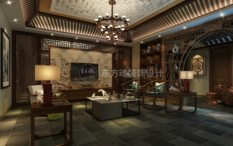 大美設計案例,新中式設計,新中式風格,輕奢新中式,新中式裝修風格,新中式別墅裝修效果圖,現代簡約風格, (1).jpg