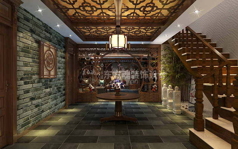 大美設計案例,新中式設計,新中式風格,輕奢新中式,新中式裝修風格,新中式別墅裝修效果圖,現代簡約風格, (2).jpg