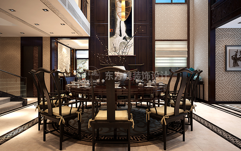 大美設計案例,新中式設計,新中式風格,輕奢新中式,新中式裝修風格,新中式別墅裝修效果圖,現代簡約風格, (3).jpg