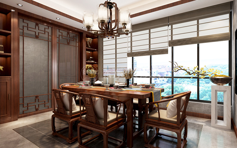 大美設計案例,新中式設計,新中式風格,輕奢新中式,新中式裝修風格,新中式別墅裝修效果圖,現代簡約風格, (2).jpg