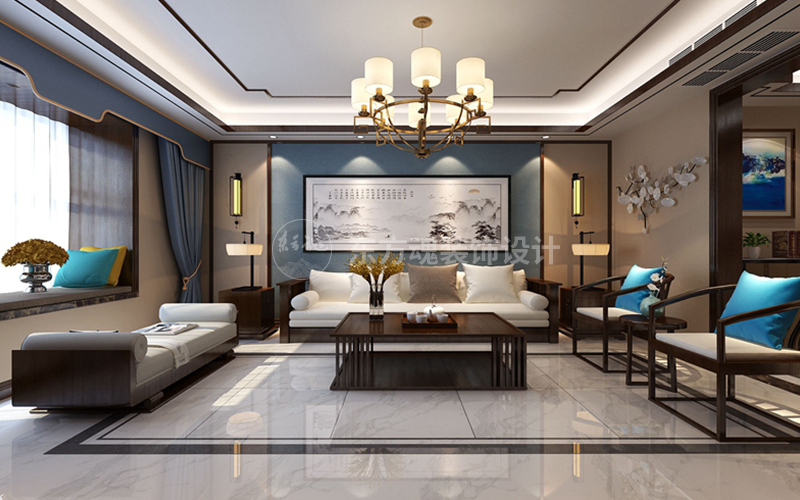 大美設計案例,新中式設計,新中式風格,輕奢新中式,新中式裝修風格,新中式別墅裝修效果圖,現代簡約風格, (5).jpg
