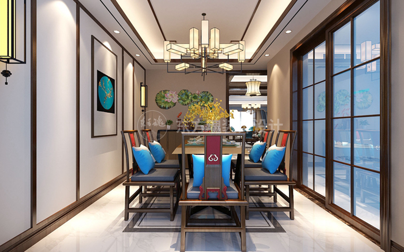 大美設計案例,新中式設計,新中式風格,輕奢新中式,新中式裝修風格,新中式別墅裝修效果圖,現代簡約風格, (4).jpg