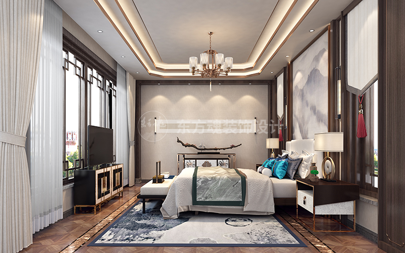 大美設計案例,新中式設計,新中式風格,輕奢新中式,新中式裝修風格,新中式別墅裝修效果圖,現代簡約風格, (2).jpg
